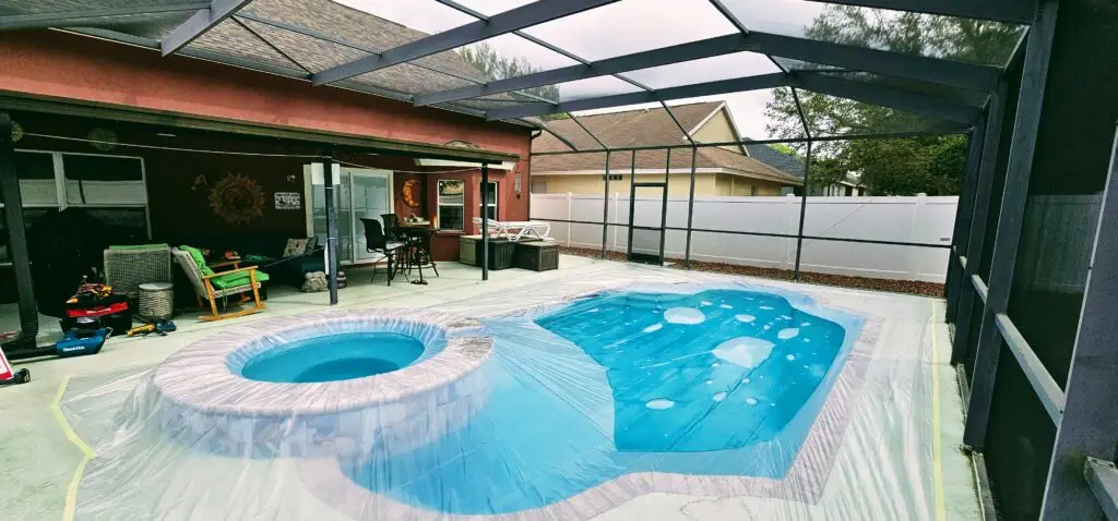 Pool Cage Painting